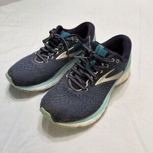 Brooks Womens Ghost 11 1202771D493 Blue Running Shoes Sneakers Size 7B
